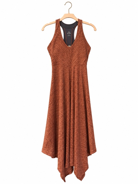 Prana Dresses & Skirts - Prana Saxon Dress Terra Pebbles Size Small NWT Rust Brown
